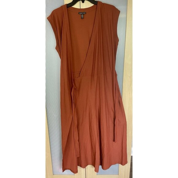 Eileen Fisher Lightweight Stretch Jumpsuit Sz S Dress Casual Travel Summer Beach - Picture 4 of 7